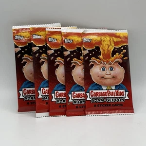 2017 TOPPS - GPK - GARBAGE PAIL KIDS ADAM-GEDDON 5 SEALED 4-CARD PACKS! - Bild 1 von 2