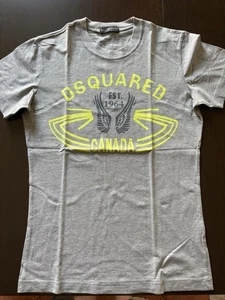 Dsquared2 T-shirt Grigia Mel– Cotone Elastomero Taglia L - - Picture 1 of 3