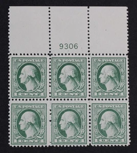 CKStamps: US Stamps Collection Scott#525 Block Mint 4NH 2H OG  - Imagen 1 de 2