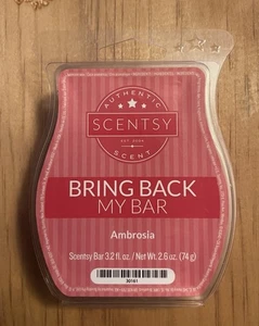 Scentsy "AMBROSIA" BRING BACK MY BAR Wachsbarrenschmelze 3,2 flüssige Unzen NICHT MEHR ERHÄLTLICH - Bild 1 von 2