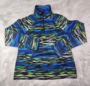 Chaqueta de running FILA Performance para mujer talla mediana (L) manga larga 1/4 cremallera deportiva - Imagen 1 de 9