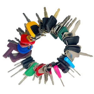50 Heavy Equipment Keys Set Case CAT Komatsu JCB Kubota Bobcat Volvo Doosan JLG - Bild 1 von 7