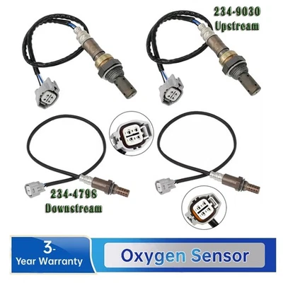 Sensor de oxígeno O2 234-9030 para Jaguar XJ8 XJR 2004 2005 4,2 L 4 piezas aguas arriba + abajo Foto 1 de 4