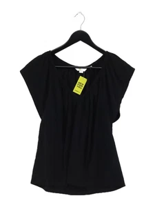 Boden Damen Top M schwarz 100% Baumwolle ärmellos V-Ausschnitt Basic - Bild 1 von 5