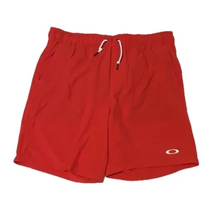 Oakley Board Red Shorts Swim trunks Men’s Size L Used - Picture 1 of 9