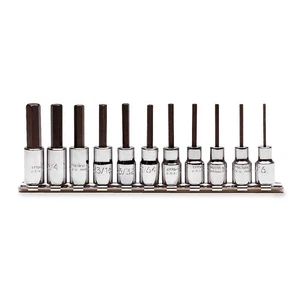 PROTO J4770-11 Socket Bit Set, Steel, DrSz 1/4 in 3R745 - Picture 1 of 1