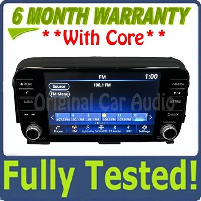 Nissan Kicks Versa 2020-2024 OEM pantalla táctil Bluetooth coche reproductor receptor de radio Foto 1 de 4