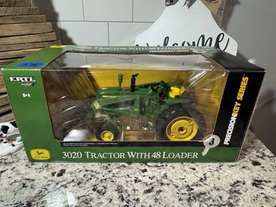 Tractor John Deere 3020 Ertl 1/16 con llave de precisión cargador #48 serie #3 Foto 1 de 4