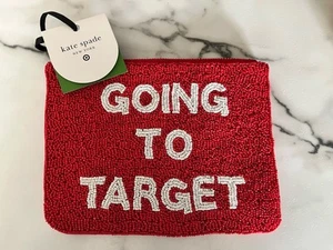 Kate Spade X Target Going To Target Beaded Clutch Exclusive New 2025 In Hand - Picture 1 of 2
