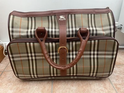 Bolso de lona Burberry Nova Check vintage Foto 1 de 4