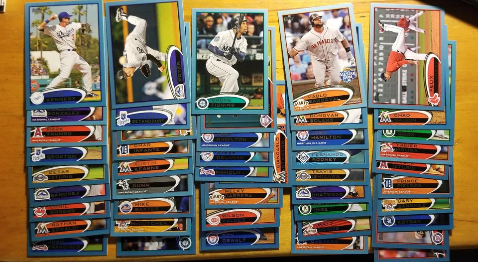 2012 Topps w/Update Wal-Mart Blue Border Fill your set you pick choice  - Image 1 of 1