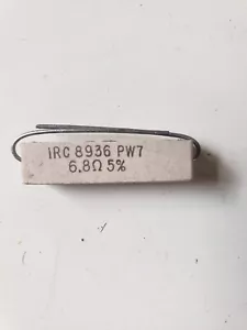 Resistencia de cemento IRC 8936 PW7 7 vatios 6,8 ohmios 5% - Imagen 1 de 5