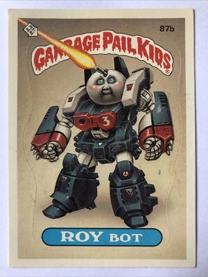 Garbage Pail Kids Topps Original Series 3 Sticker Roy Bot 87b - Image 1 of 2
