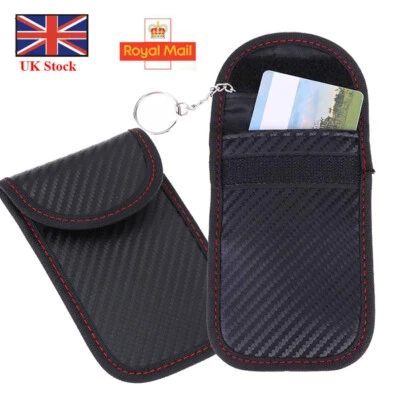 Phone Car Key Faraday Bag Pouch Keyless Entry Fob Signal Guard Blocker Case Safe - Image 1 of 4