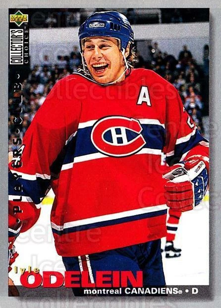 1995-96 Collectors Choice Players Club #6 Lyle Odelein - Image 1 of 1