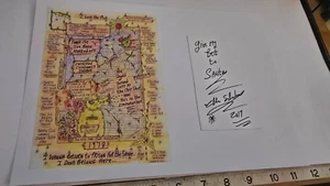 CHARLES BRONSON / SALVADOR ORIGINAL HAND SIGNED 2017 CARD (NOT PRINT) COA - Picture 1 of 2