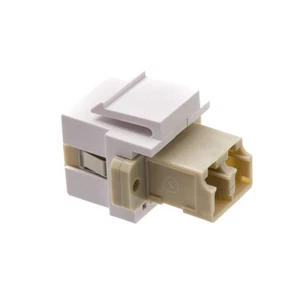 Acoplador de red de fibra óptica Keystone LC blanco-AVU - Imagen 1 de 4