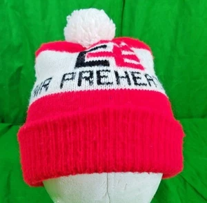 Vtg CE Air Preheater Hat Knitted Beanie Pom Skull Cap - Picture 1 of 4