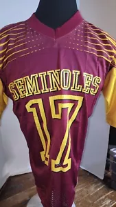 FLORIDA STATE SEMINOLES NIKE FOOTBALL JERSEY #17 FSU SIZE LARGE VERY NICE - Picture 1 of 5