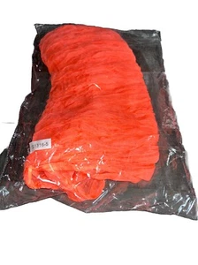 Damen-Infinity-Schal Einheitsgröße pfirsichfarben/orange halbtransparent hauchdünn - Bild 1 von 1