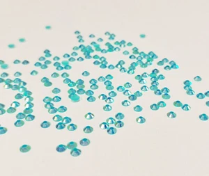 Jelly AQUAMARINE AB SS20 NON HOTFIX Rhinestones zum Kleben Irisierend RESIN - Picture 1 of 21
