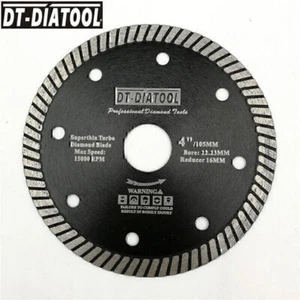 Disco de corte de diamante súper delgado de 4""/105 mm 10 piezas hojas de sierra cortes azulejo granito - Imagen 1 de 6