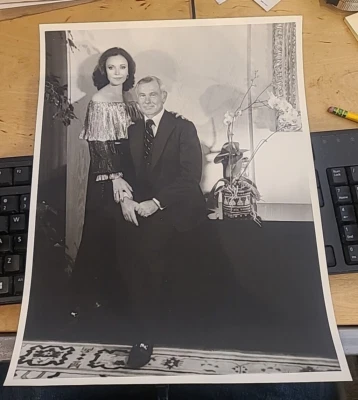 Johnny Joanna Carson Lot of 2 Photographs Portrait Edward Carroll  11 by 14 - Image 1 of 2