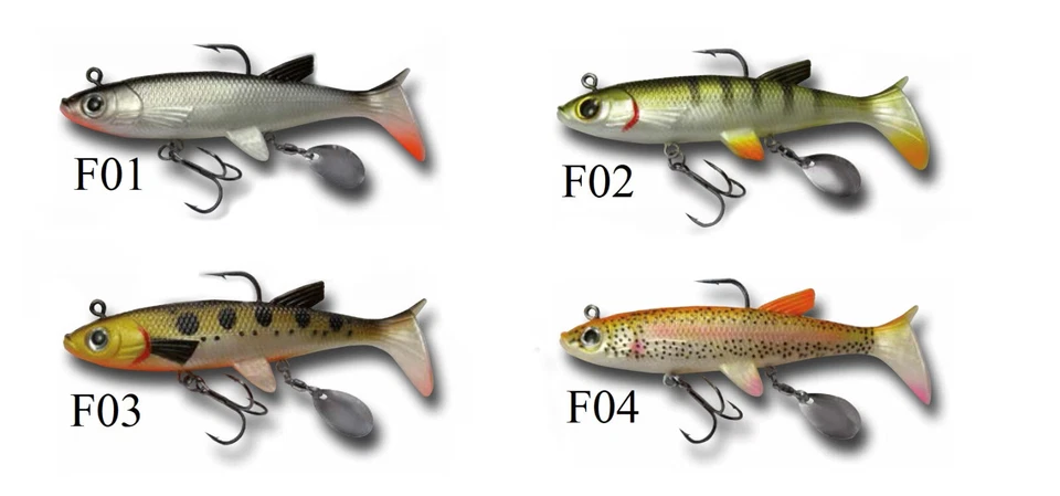 Trendex Minno Minnow Rotator AX Shad UV Aktiv Hecht Zander Barsch - Bild 1 von 1