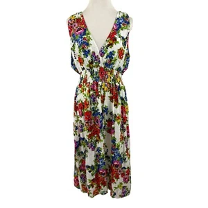 Anthropologie Dear John Dress Women's XL Weslie Novelty Dress Rosey Posey Floral - Picture 1 of 15