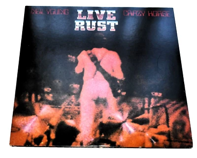 Neil Young Live Rust 1979 Reprise Repress Special Ed. Double LP Gate Strong VG+ - Image 1 of 4