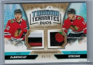 2020-21 Upper Deck Artifacts Alex DeBrincat Dylan Strome Duos Patch #'ed 05/15 - Bild 1 von 1