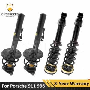 4PCS Front Rear Shock Absorbers Assys Fit Porsche 911 996 1999-2005 2WD w/O PASM - Picture 1 of 15