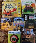 #22 Usborne Noisy Diggers Book & 6 other board books about Tractors and Diggers 