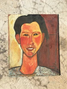 Después de Amedeo Modigliani, Retrato de Chaim Soutine, circa: 1950 o anterior - Imagen 1 de 12