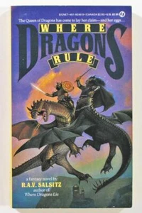 Where Dragons Rule by R. A. Salsitz 1986 Signet Books Paperback - Imagen 1 de 2