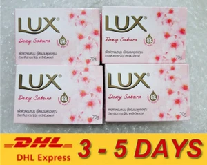 4x Lux Bar Soap body DEWY SAKURA refreshed fragrance skin with floral fusion 70g - Picture 1 of 2