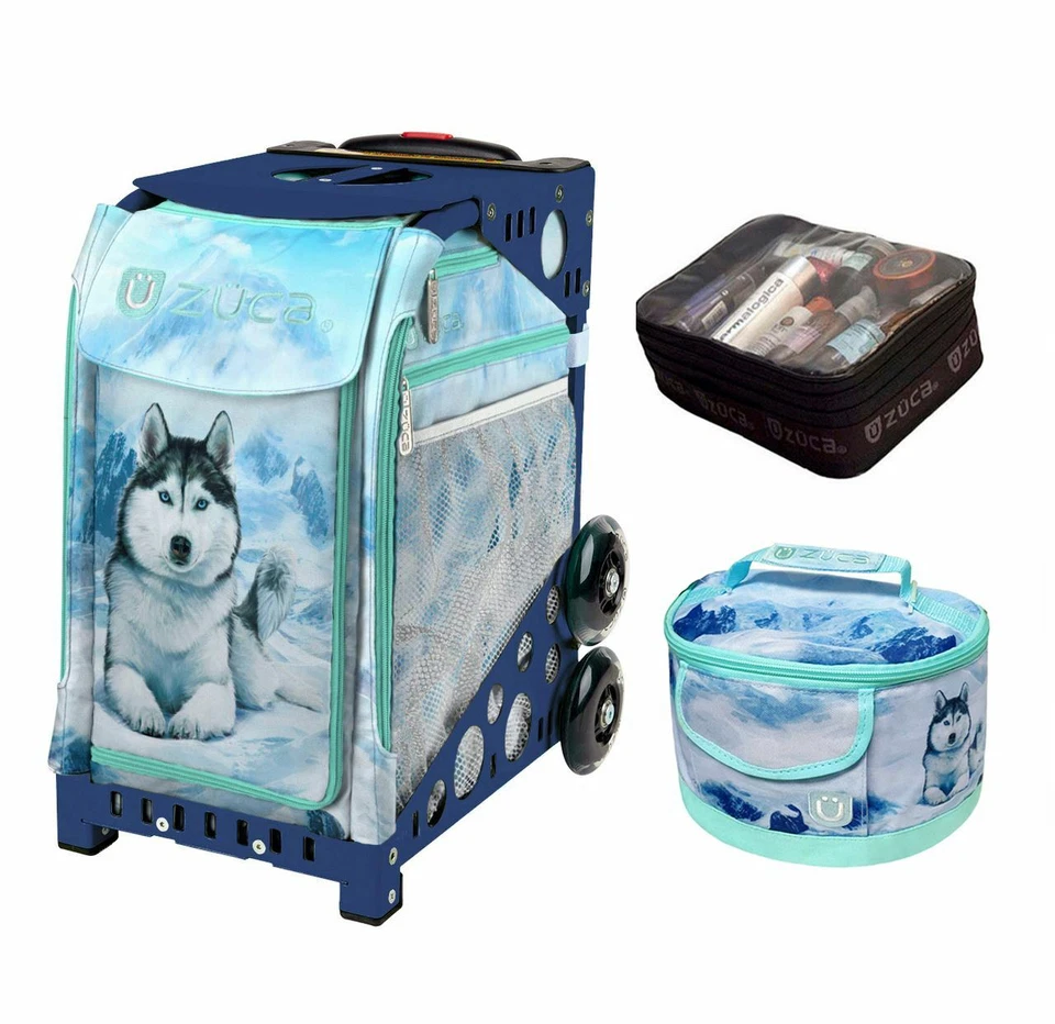 Zuca Sport Bag -  Husky with Lunchbox and Small Utility Pouch (Navy Frame) - Image 1 of 1