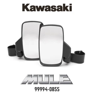 Kawasaki Mule FXT FX DXT DX SX Driver & Passenger Side Mirror Set 99994-0855 OEM - Bild 1 von 6