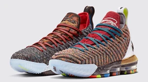 Nike LeBron 16 What The Nike 1 Sneaker - Mens Size 9.5- New! SALE - Picture 1 of 11