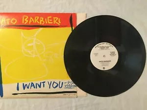 GATO BARBIERI I Want You promo black vinyl white label 12" single - Picture 1 of 2