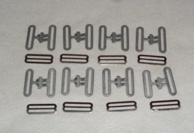 8 Sets Horse Equine 2" Surcingle Hardware for Replacement Blanket Straps 3 PcSet - Image 1 of 4