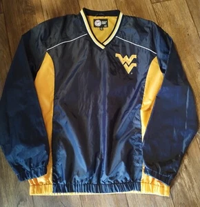 West Virginia Mountaineers Men's Officially Licensed Windbreaker Jacket Size L - Picture 1 of 6