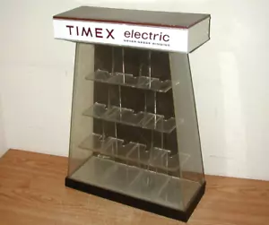 GROSSE VINTAGE TIMEX ELEKTRISCHE UHR BRAUCHT NIE AUFZUGSGESCHÄFT ANZEIGEHÜLLE - Bild 1 von 16