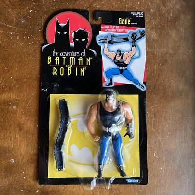 Figura de acción Kenner 1995 The Adventures of Batman and Robin Bane 5" nueva en paquete Foto 1 de 4