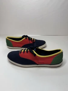 Staud x KEDS Champion Canvas Color Blocked - Red / Blue / Green Women Sz 9.5 - Picture 1 of 8