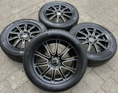 4 ALU 17" WINTERRÄDER FORD KUGA DM 235/55R17 99H CONTINENTAL 2022 FREIHAUS - Bild 1 von 4