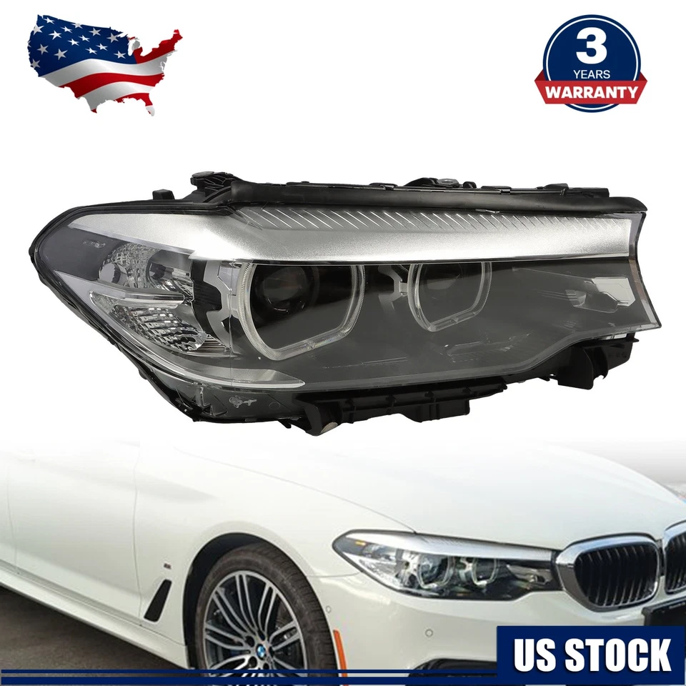 Faro derecho xenón LED lateral derecho bmw serie 5 g30 g38 540i 530e 2017-2020 Foto 1 de 4