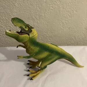 SDE Shantou T-Rex Dinosaurier beweglicher Kiefer Tyrannosaurus grün prähistorische Figur - Bild 1 von 8