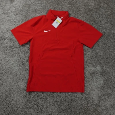 Chaqueta Nike Para Hombre Pequeña Entrenadores de Fútbol Lateral 1/4 Cremallera Sudadera con Capucha Bolsillos Foto 1 de 4