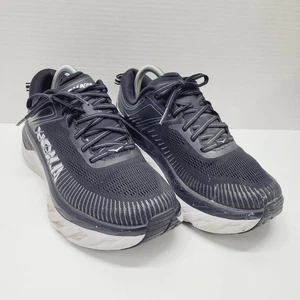 Hoka One One Bondi 7 sportliche Damen-Laufschuhe schwarz-weiß Größe 8DWeit LESEN - Bild 1 von 21